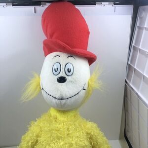 SAM I AM Dr Seuss Plush Stuffed Animal Toy 18" Yellow Curly Hair Kohls Cares